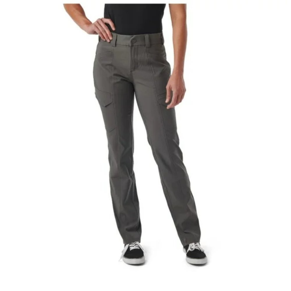5.11 Tactical Women's Straight Leg Pants in Olive
